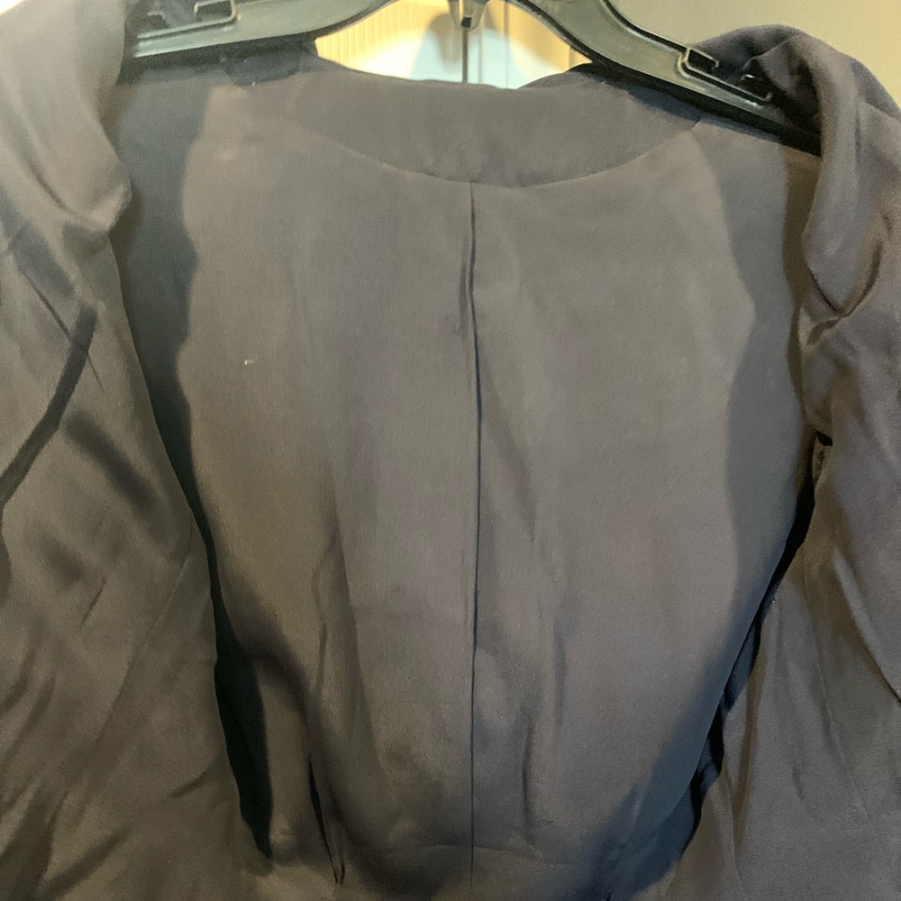 1940s/50s Vintage Tailored Wsist Jacket, Navy Blue, size small